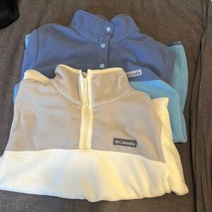 Columbia fleece bundle size small and medium